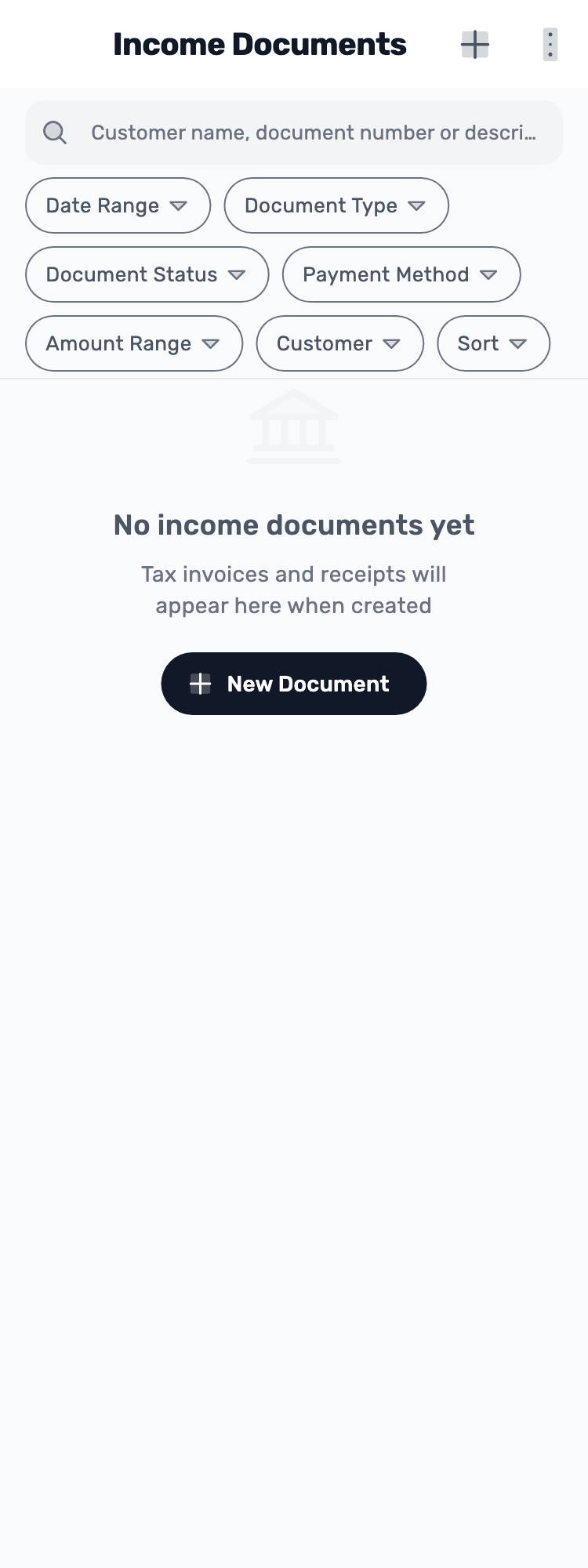 Original Lynxbe screen: From draft. To recorded payment. Isolated demonstration data.