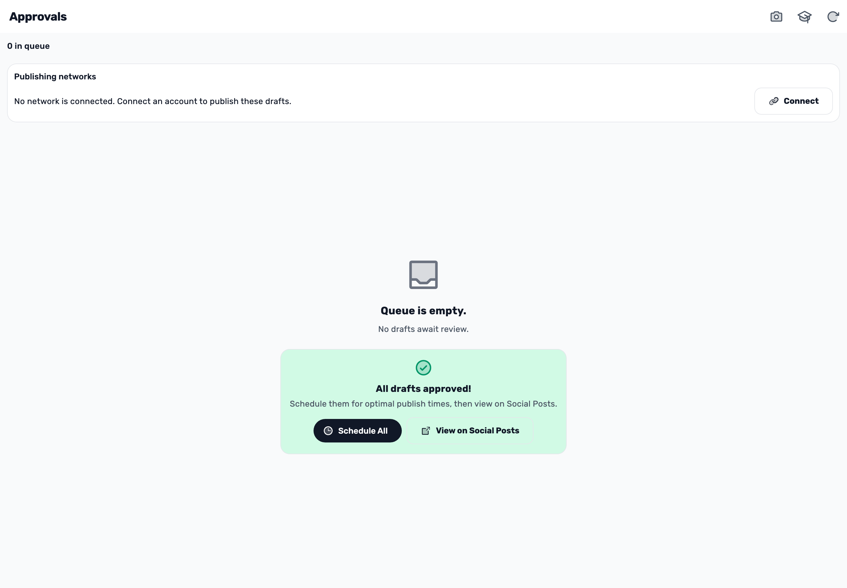 Original Lynxbe screen: An empty queue is not publication. Isolated demonstration data.