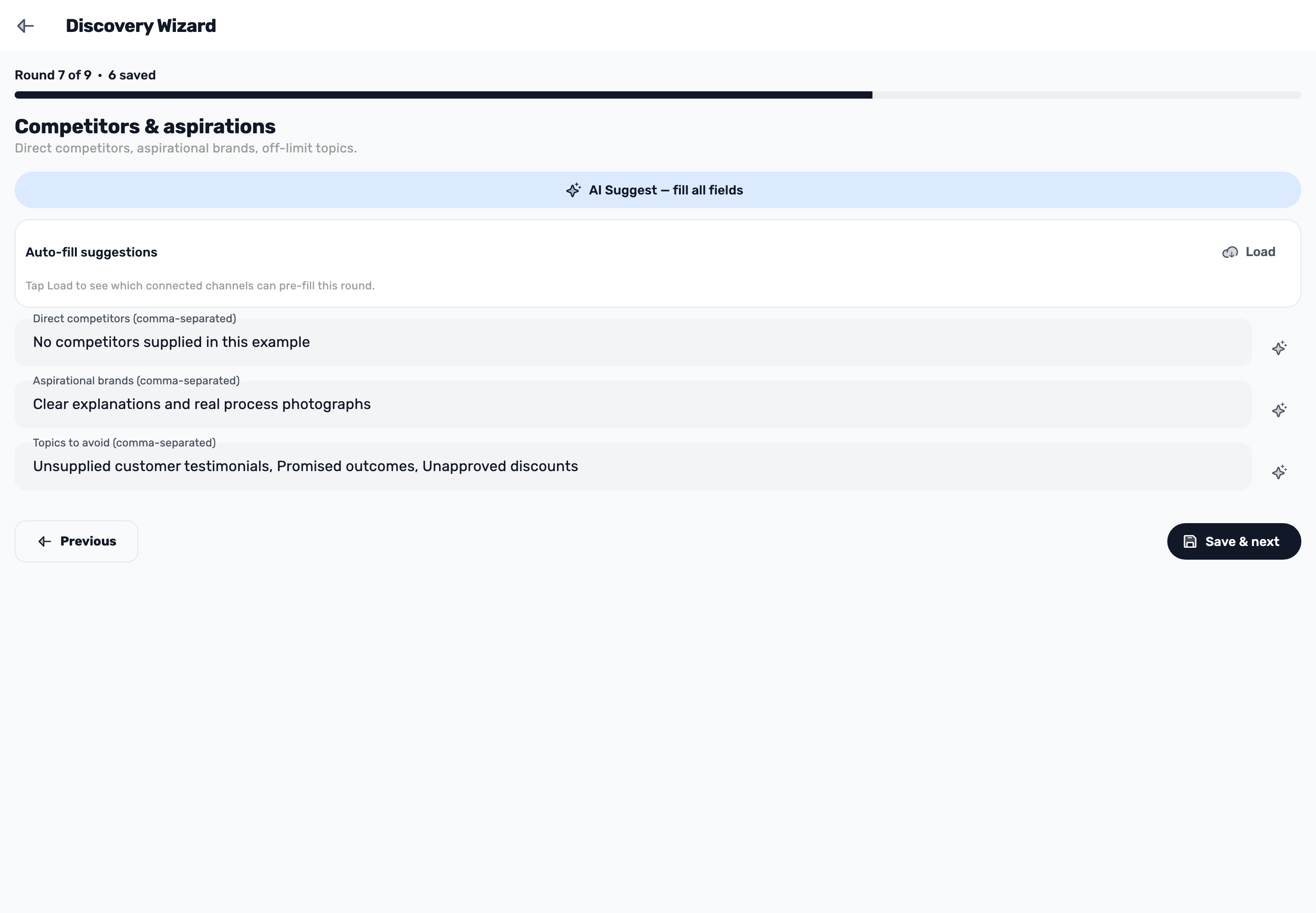 Original Lynxbe screen: Add context. Set boundaries. Isolated demonstration data.