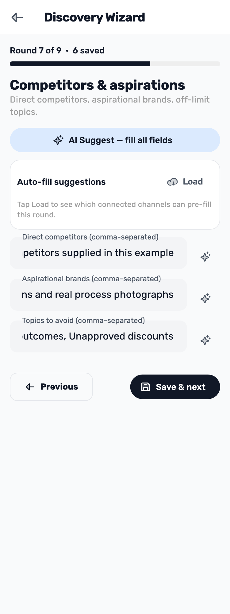 Original Lynxbe screen: Add context. Set boundaries. Isolated demonstration data.