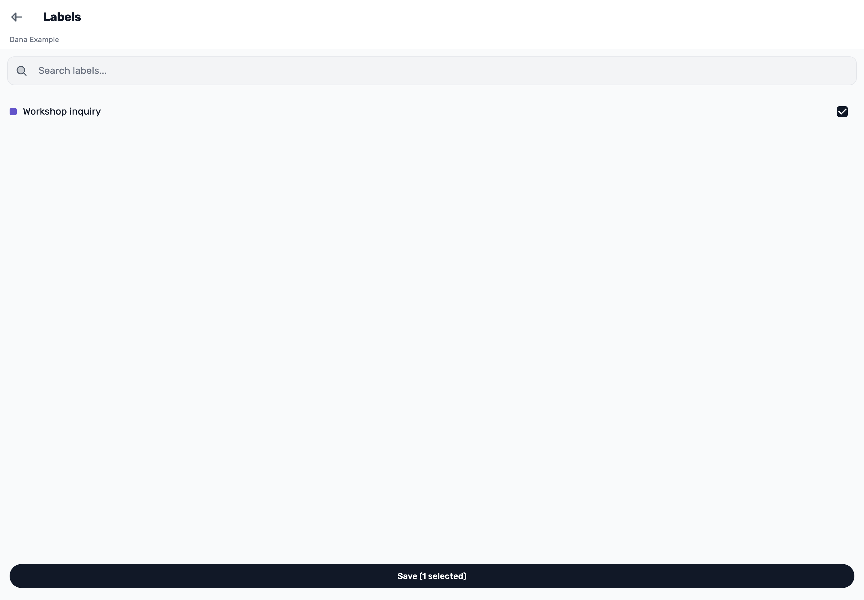 Original Lynxbe screen: Add useful context. Isolated demonstration data.