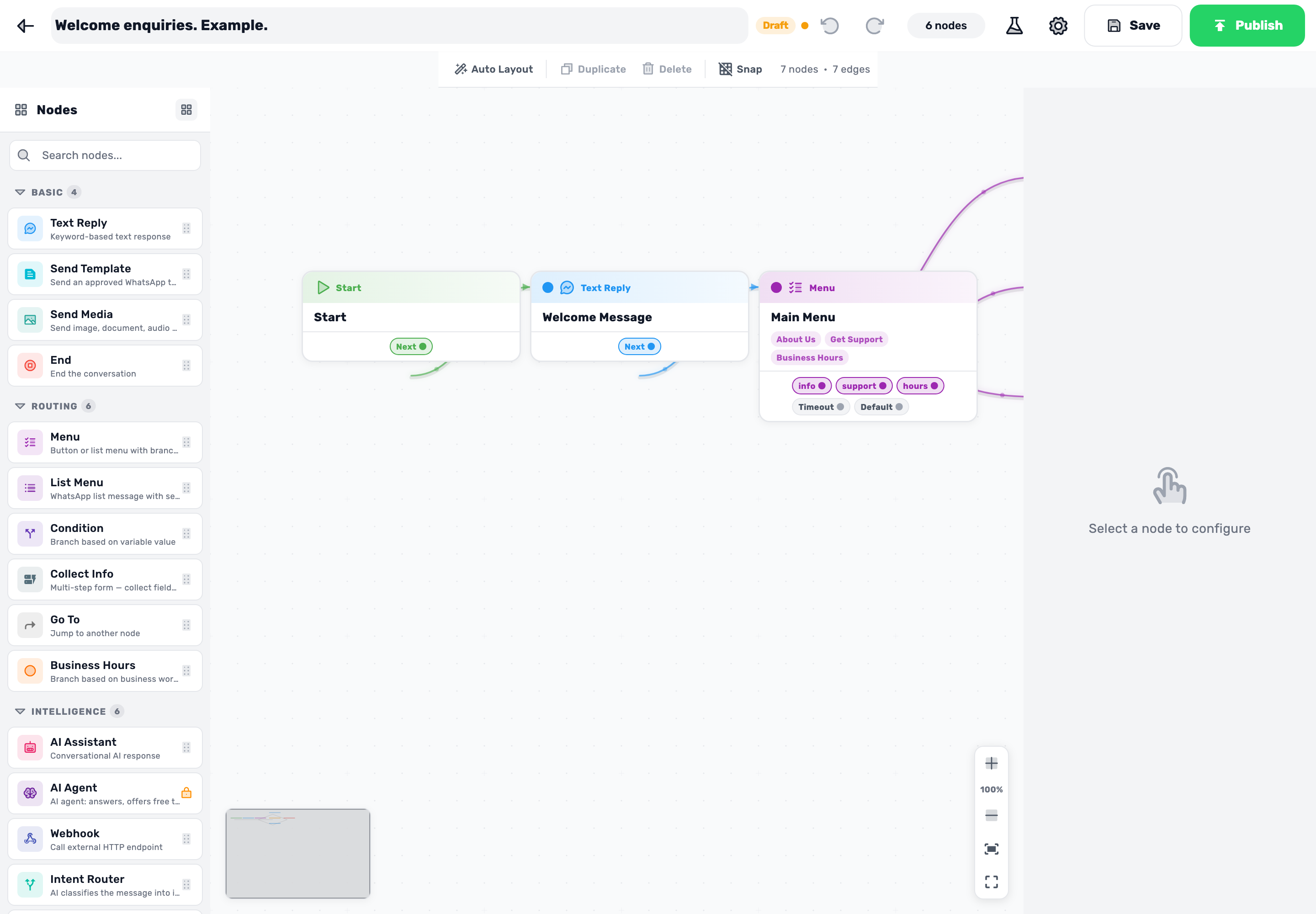 Original Lynxbe screen: Give the draft a name. Isolated demonstration data.